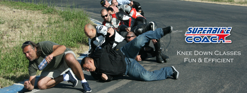 Superbike-Coach knee down classes are fun and efficient