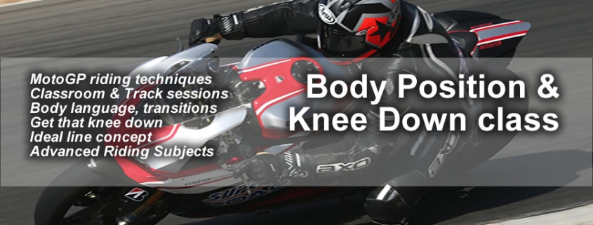 body positioning and knee down class