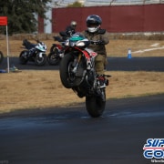 Superbike-Coach wheelie course student