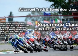 Supermoto class and race with Superbike-Coach