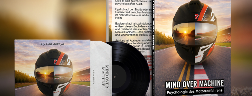 image shows covers of can akkayas book 'mind over machine'